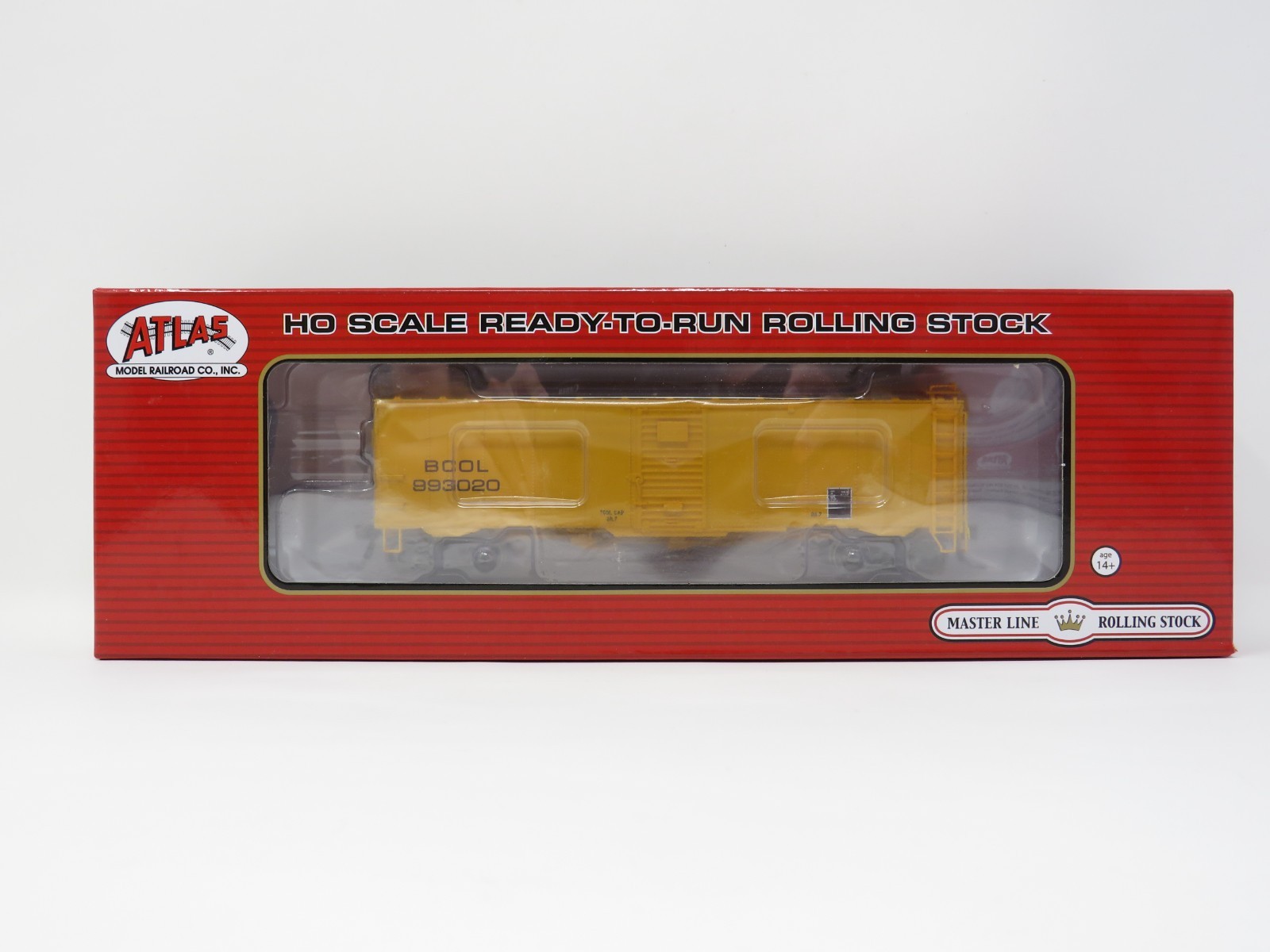 Atlas HO 20007908 British Columbia Railway BCOL #993020 40′ Minibox Box Car