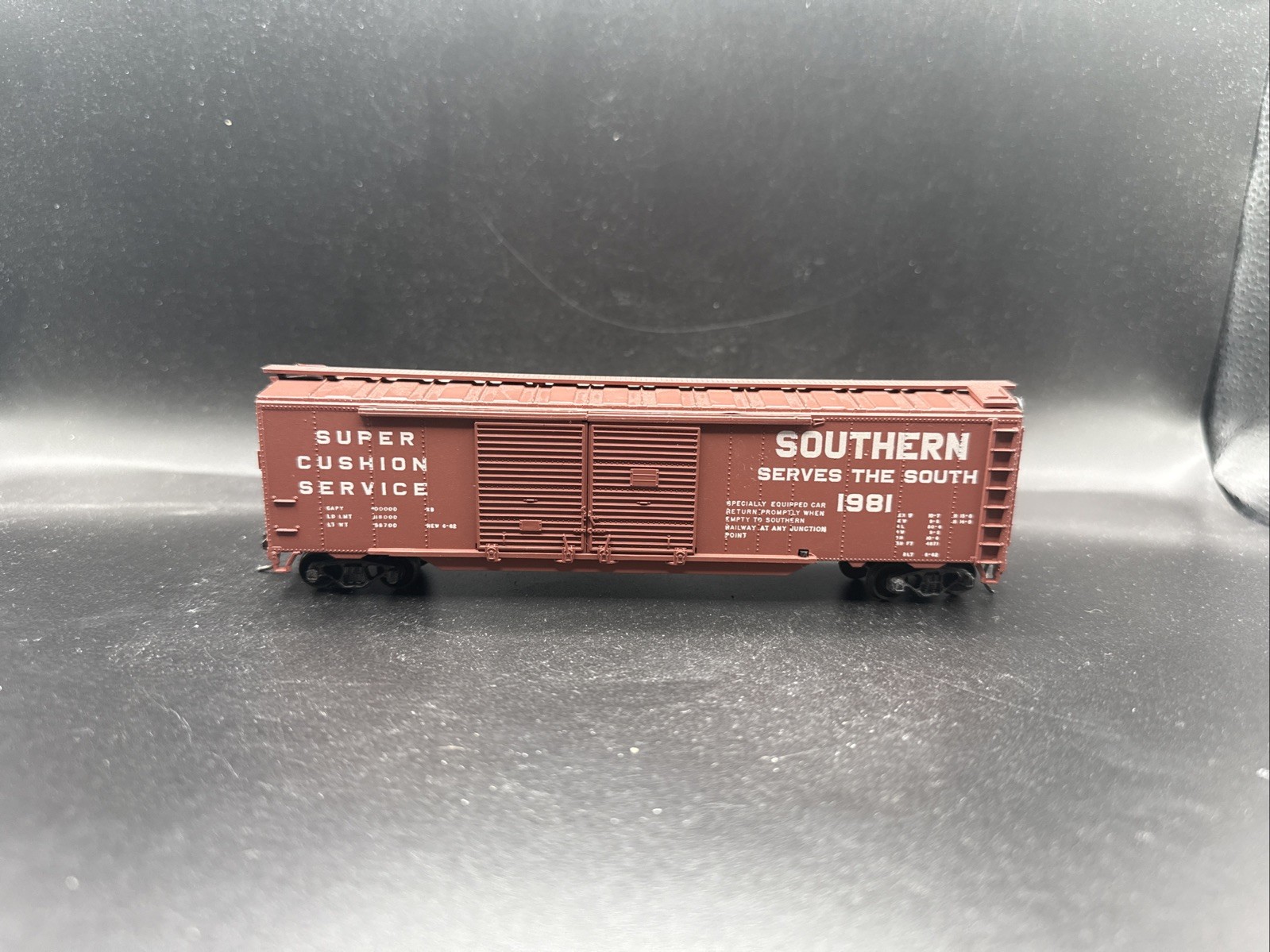 SOUTHERN RAILROAD VINTAGE ATHEARN 1318 HO 50′ DOUBLE DOOR BOX CAR P.70