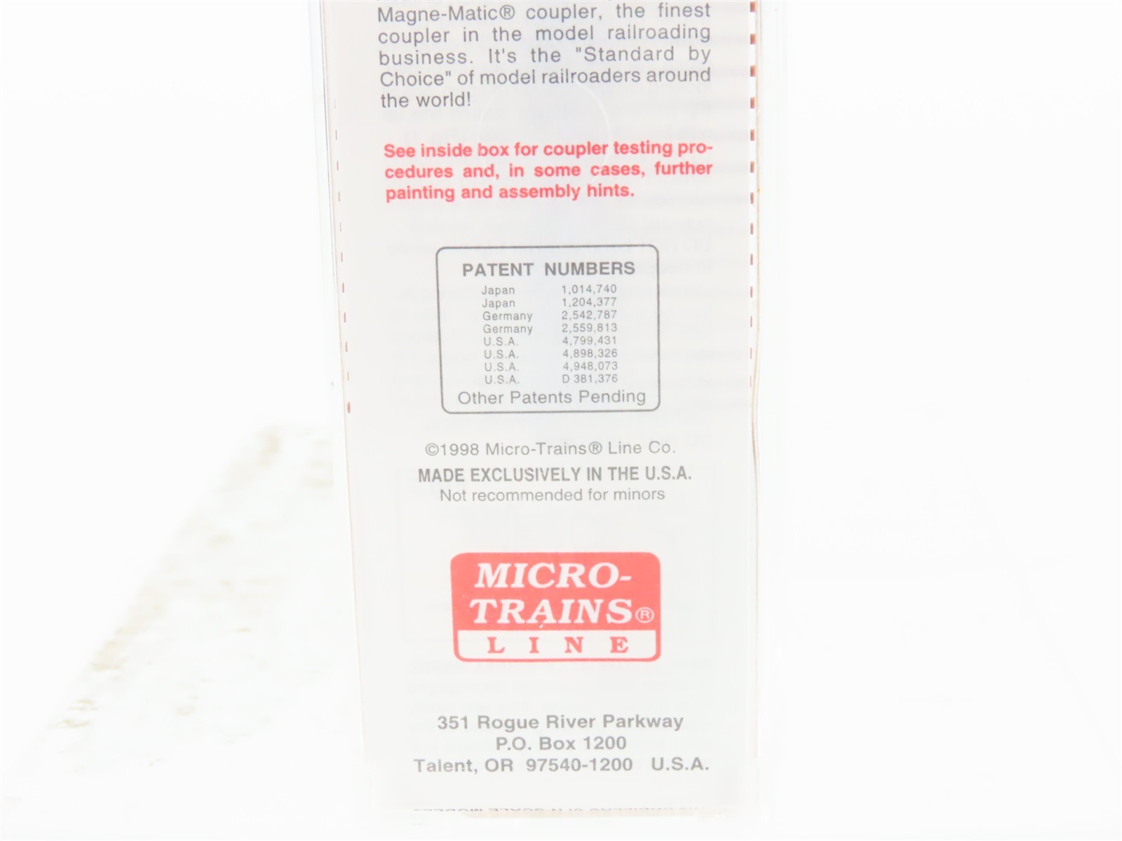 N Scale Micro-Trains MTL 45070 UP Union Pacific Railroad 50′ Flat Car #58527