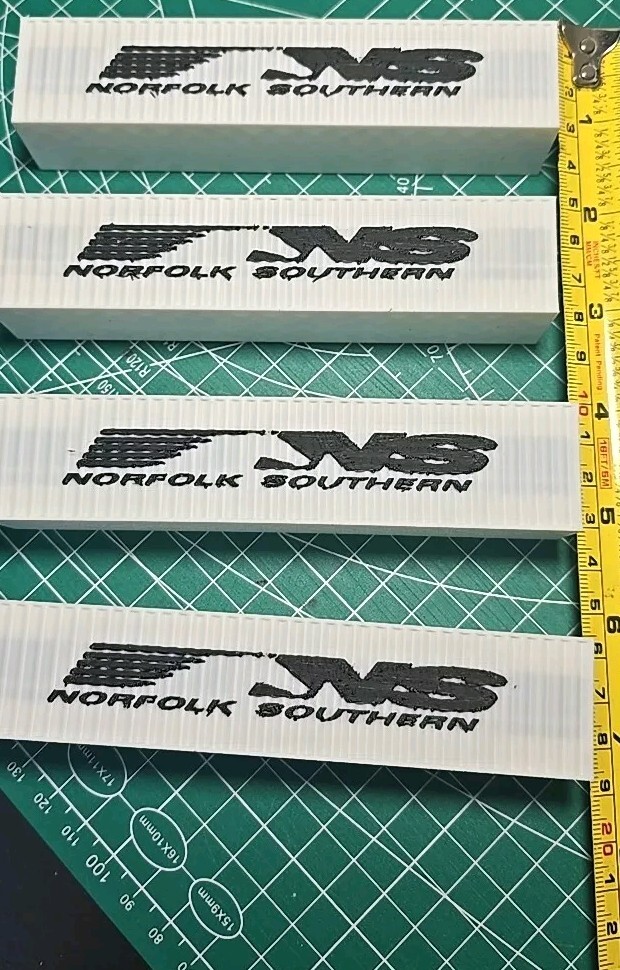 4 Pack HO 1/87 Scale 40′ Shipping Containers Norfolk Southern Road Name FreeShip