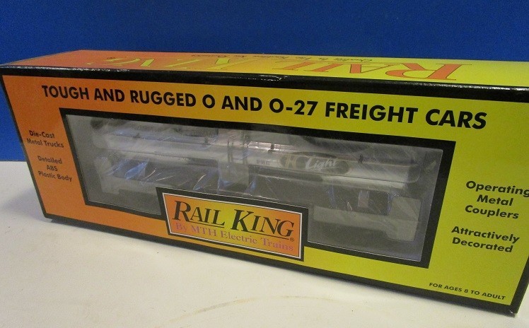 MTH 30-73238 – 2007 – Pittsburgh Brewing Co. – IC Light – Chrome Tank Car – NIB