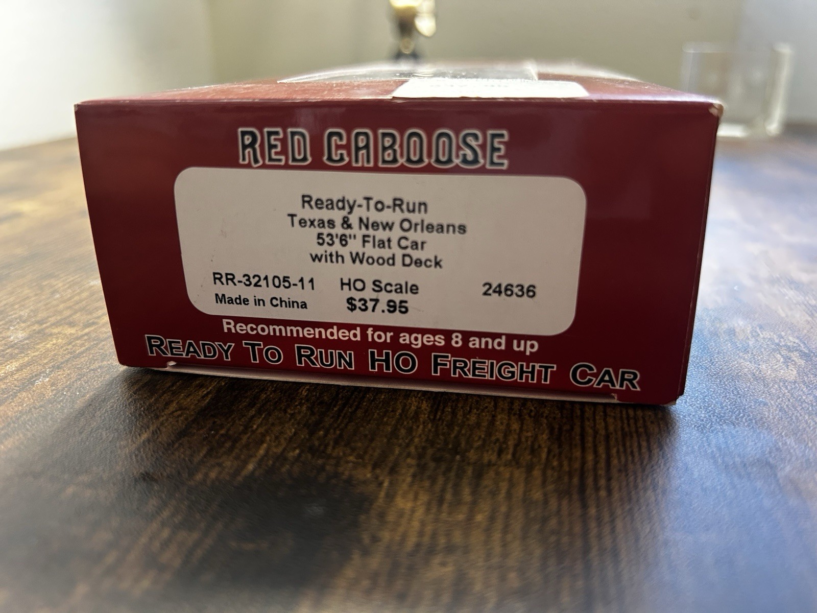 Red Caboose HO Scale T&NO Southern Pacific 53’6″ Flat Car Wood Deck RR-32105-