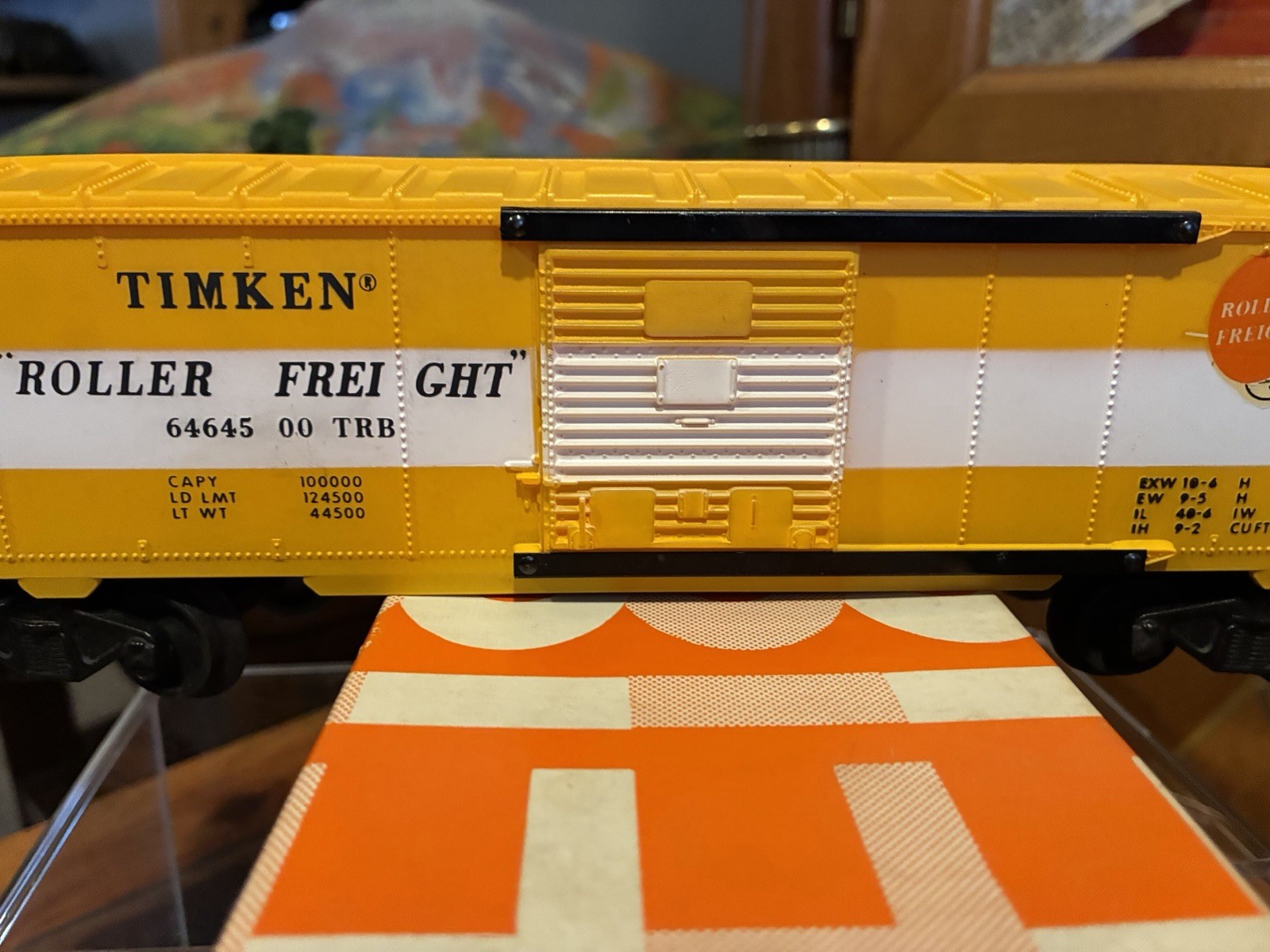 ~Mint Un-Run~Lionel Postwar 6464-500 Timken (Painted Yellow Mold) C9 Boxed!