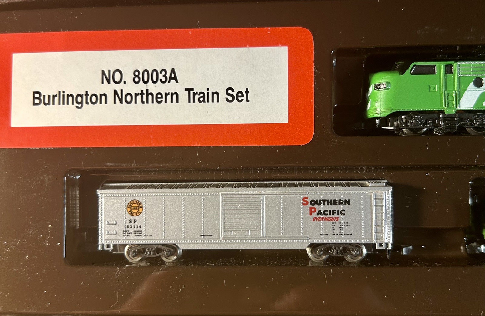 Marklin 8003A Z Scale Burlington Northern Train Set Tested