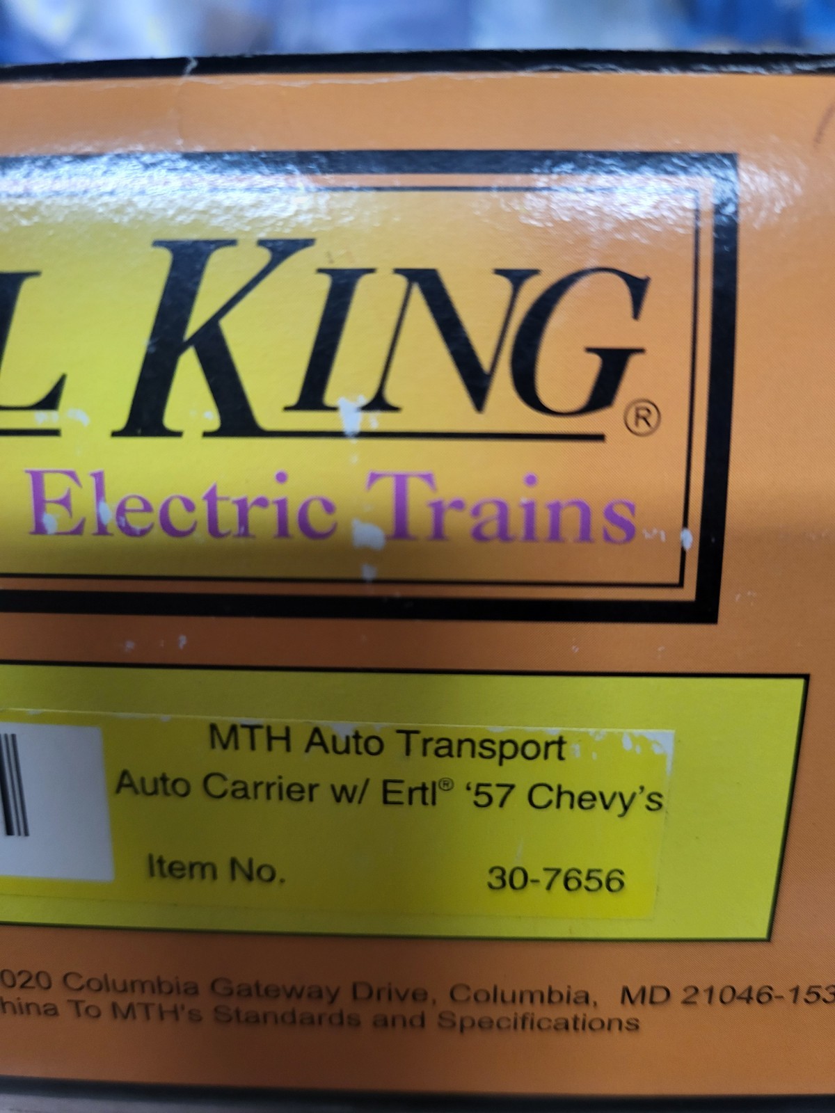 Mth Auto Transport. Auto Carrier With Ertl 57 Chevy’s