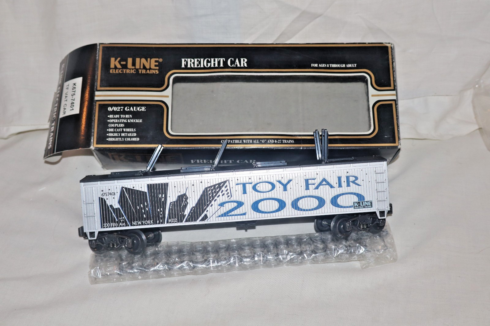 K-Line K675-7401 TF VAT Car – O Gauge 2000 Toy Fair Freight