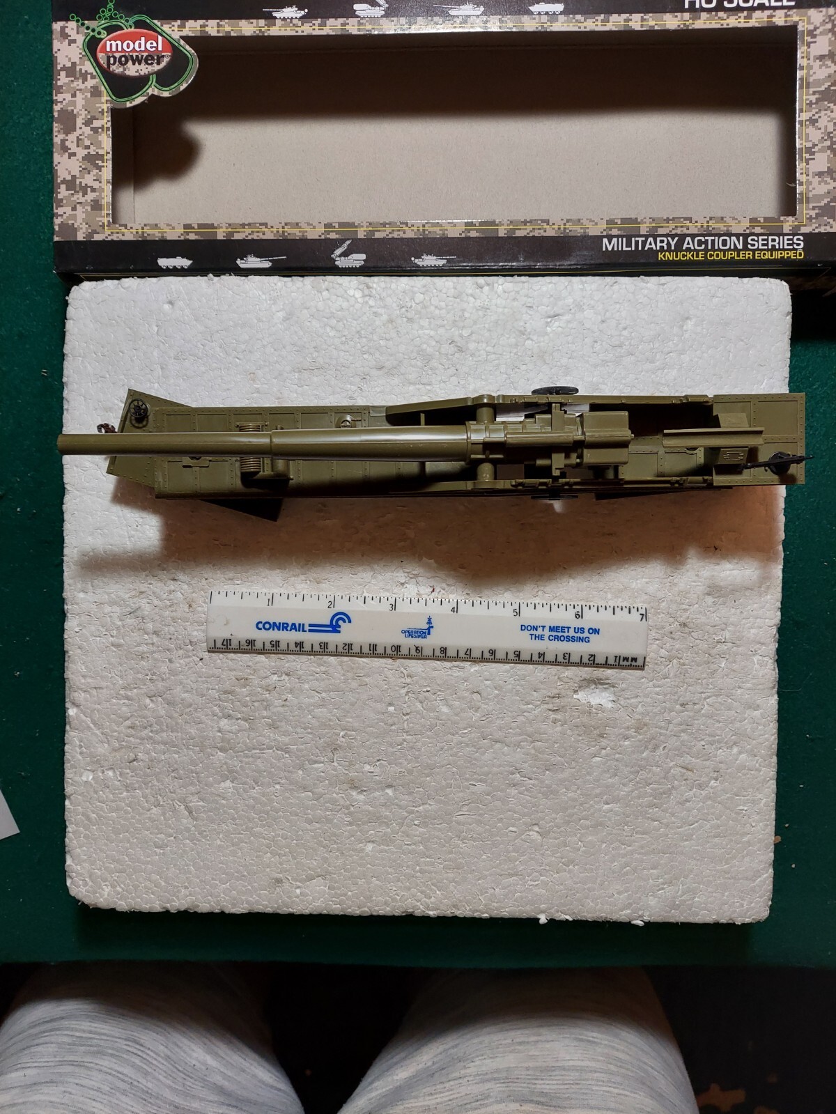 MODEL POWER #99163 US ARMY BIG CANNON CAR