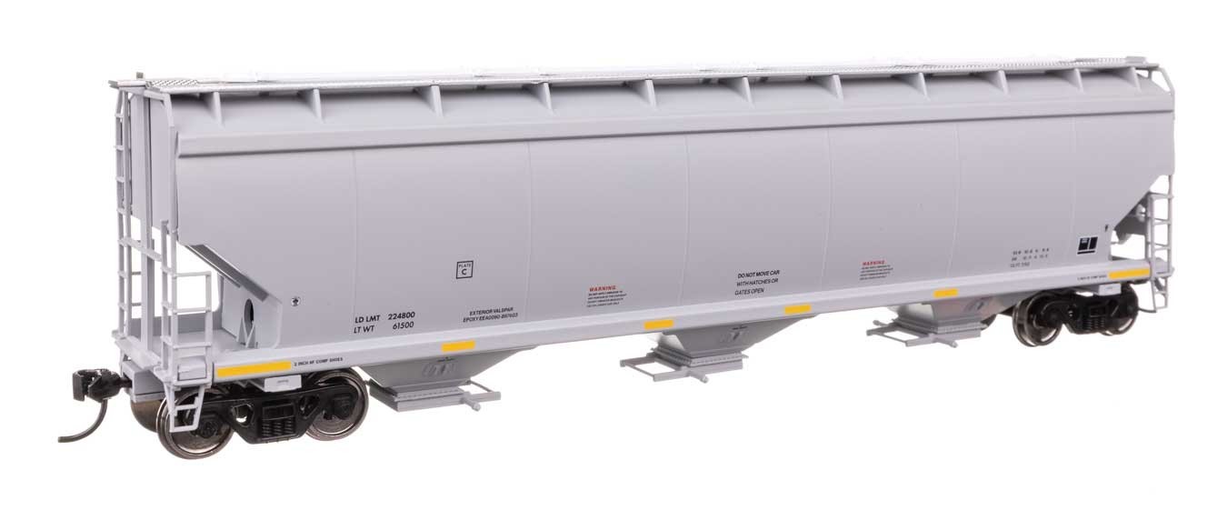Walthers Mainline HO 910-7755 Data Only 60′ 5150 3-Bay Covered Hopper