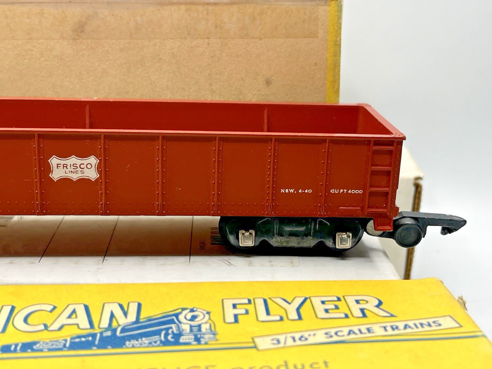 Gilbert American Flyer S Gauge 641 Frisco Gon & 620 Southern Gon – 1953 Only
