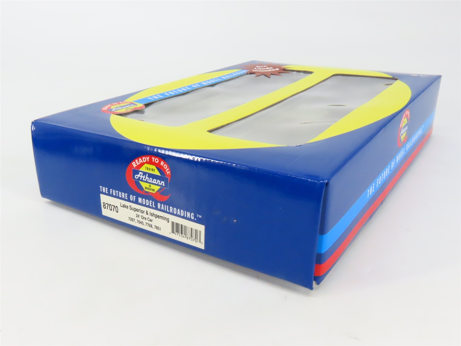 HO Scale Athearn 87070 LS&I Lake Superior & Ishpeming 24′ Ore Cars 4-Pack w/Load