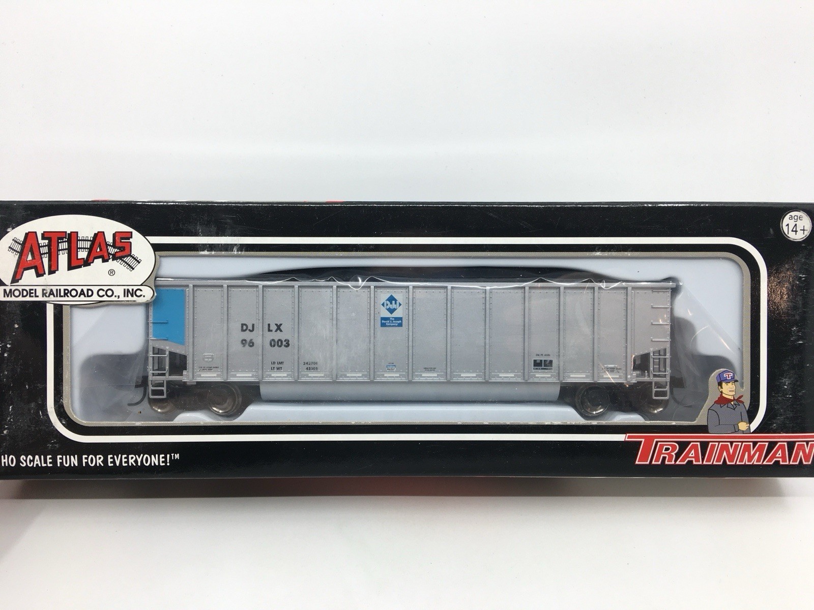 HO Atlas 20001009 DJ Joseph Aluminum Coal Gondola Car DJLX #96003 BRAND NEW