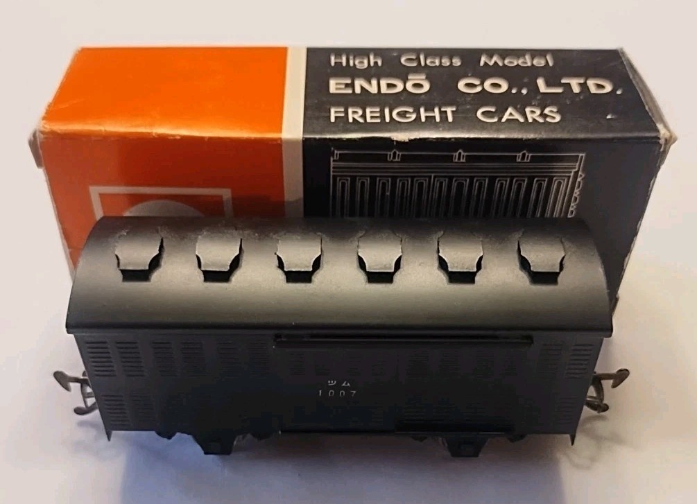 HO Scale Endo Shoten Co. Japan Freight Car – JNR Ventilated Boxcar 1007 W/ BOX