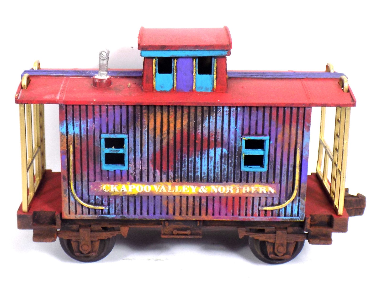 O / LIONEL / CABOOSE / BOBBER / CUSTOM MADE / FREIGHT CAR / HAND PAINTED / GIFT