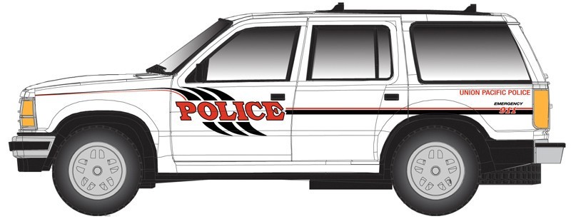 ATLAS N 60000174 FORD® 1993 EXPLORER 2-PACK UNION PACIFIC WHI/RED/BL NEW RELEASE