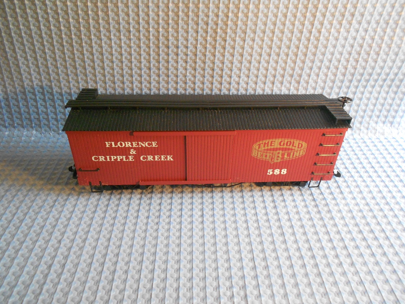 BACHMANN FLORENCE & CRIPPLE CREEK THE GOLD BELT LINE #588 G Scale Box Car #588