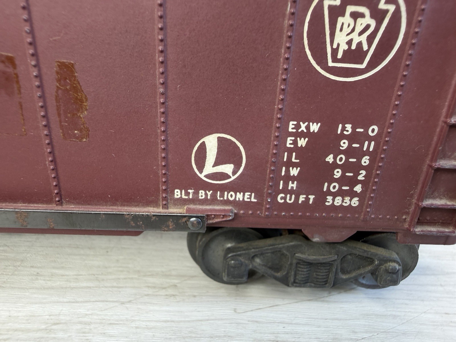 1953 Lionel Post War 3484 Pennsylvania Operating Box Car