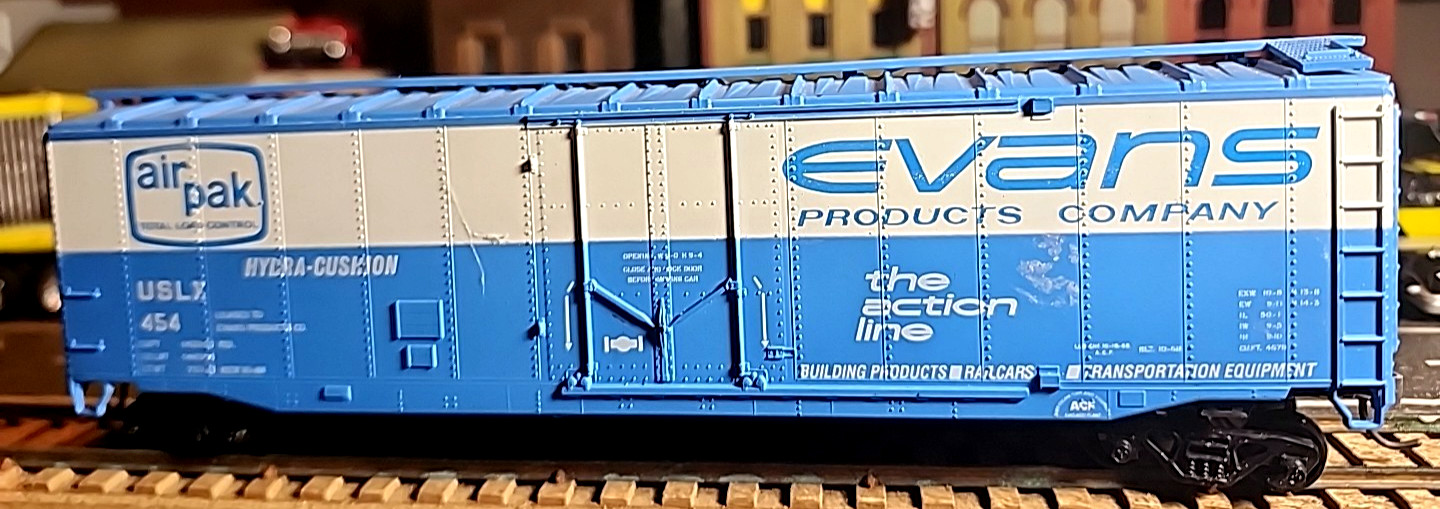 BUILT Althearn HO=1/87 Evan’s 50 ft plug door box car RTR-KDS-LAYOUT-DISPLAY