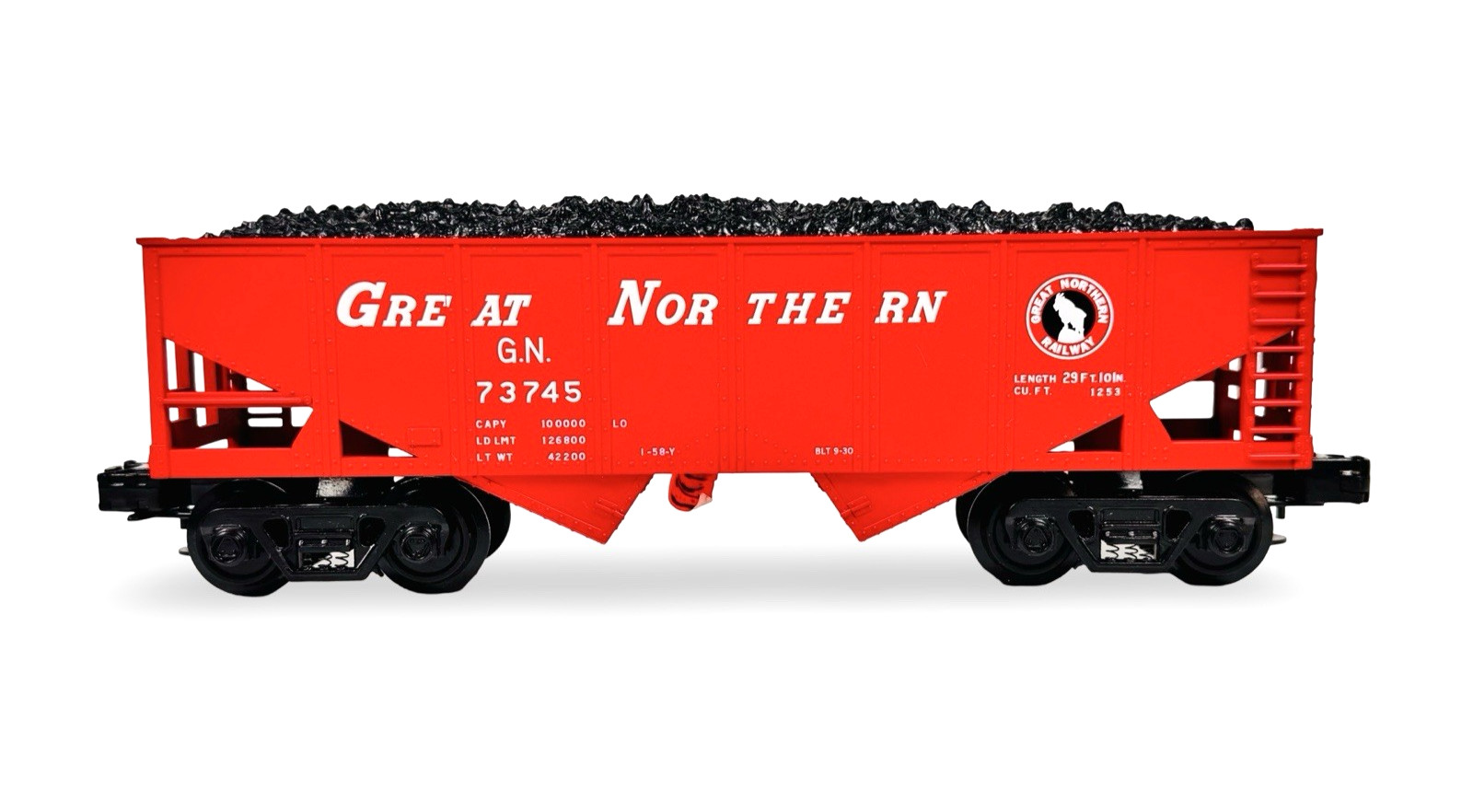 Atlas O Gauge Industrial Rail Great Northern (#604) Steam Locomotive Freight Set