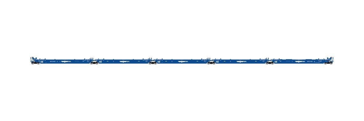 HO-Gauge – Athearn – APL Maxi III Well Car #4828 5-Pack