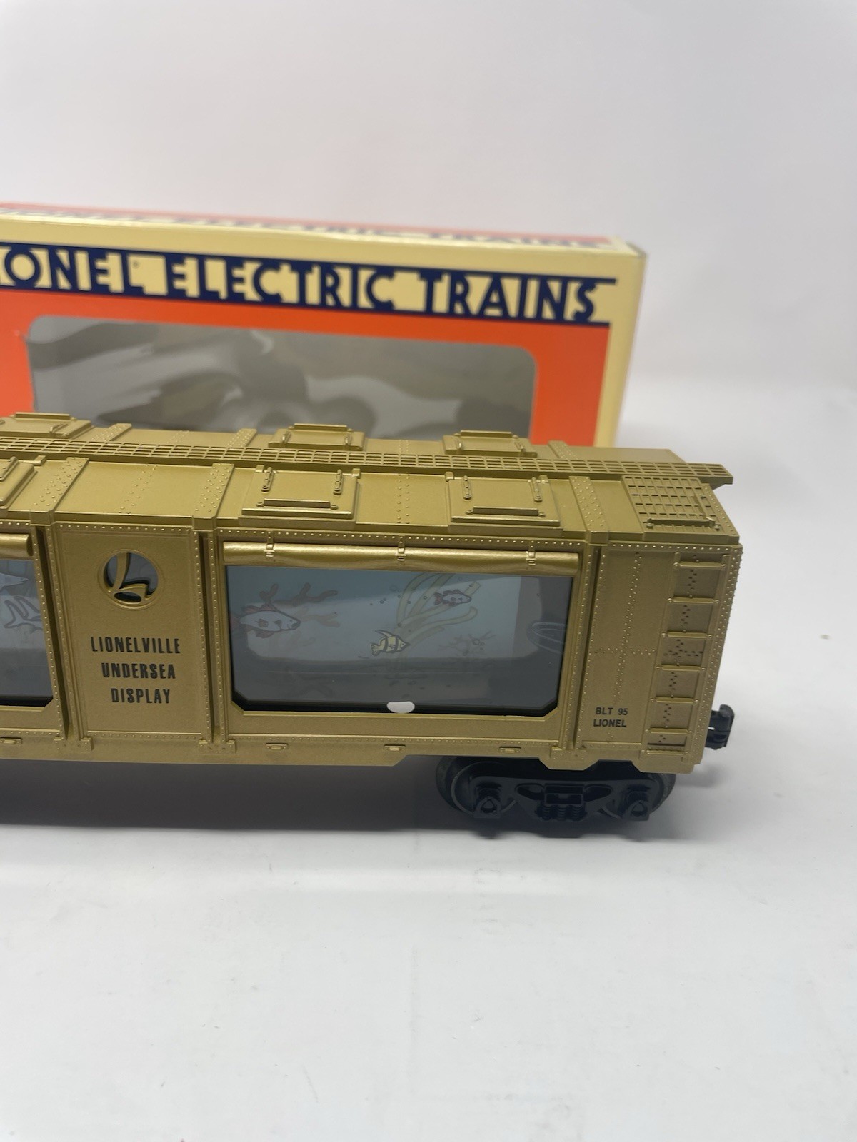 Lionel O scale Animated Illuminated Aquarium Car 1995 #6-16681 USA 1995 NOS