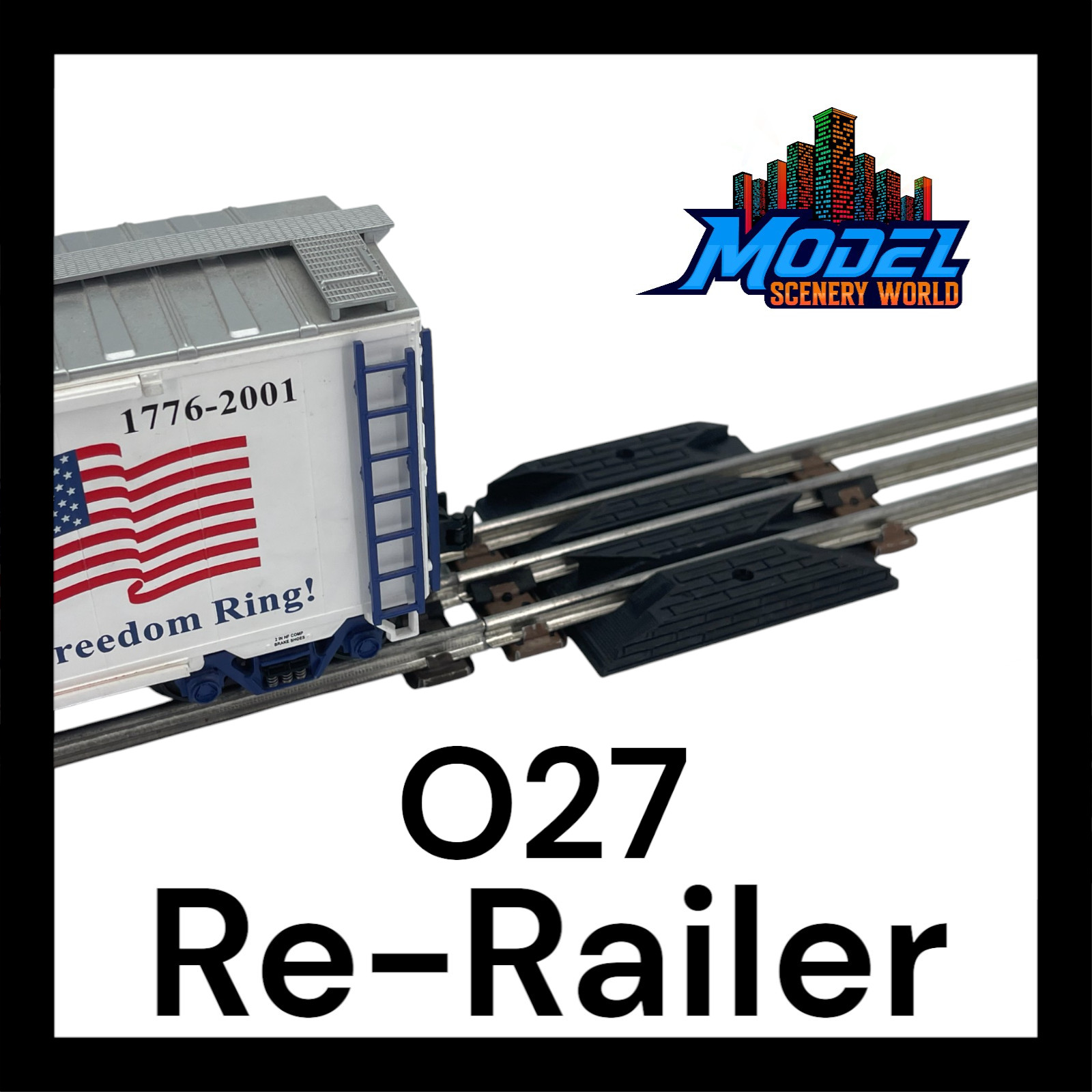 RE-RAILER for Lionel O27 or similar 3 Rail Tubular Track – RERAILER 027 Gray