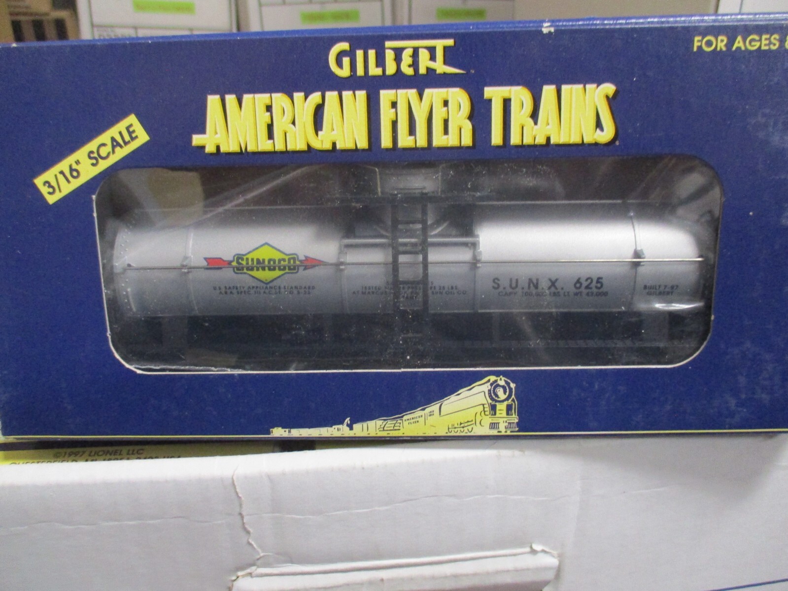 Amer Flyer 6-48408 Sunoco tank car (10/14/23)