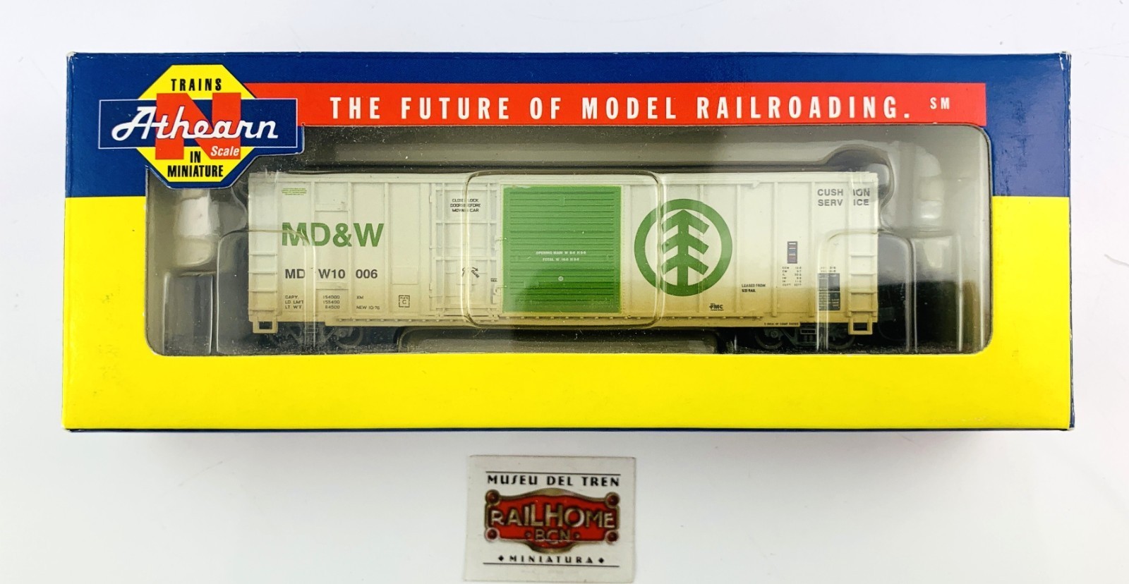 CP70 – ATHEARN N 11226 – 50′ COMBO BOX MD&W 1 WEATHERED – NEW!