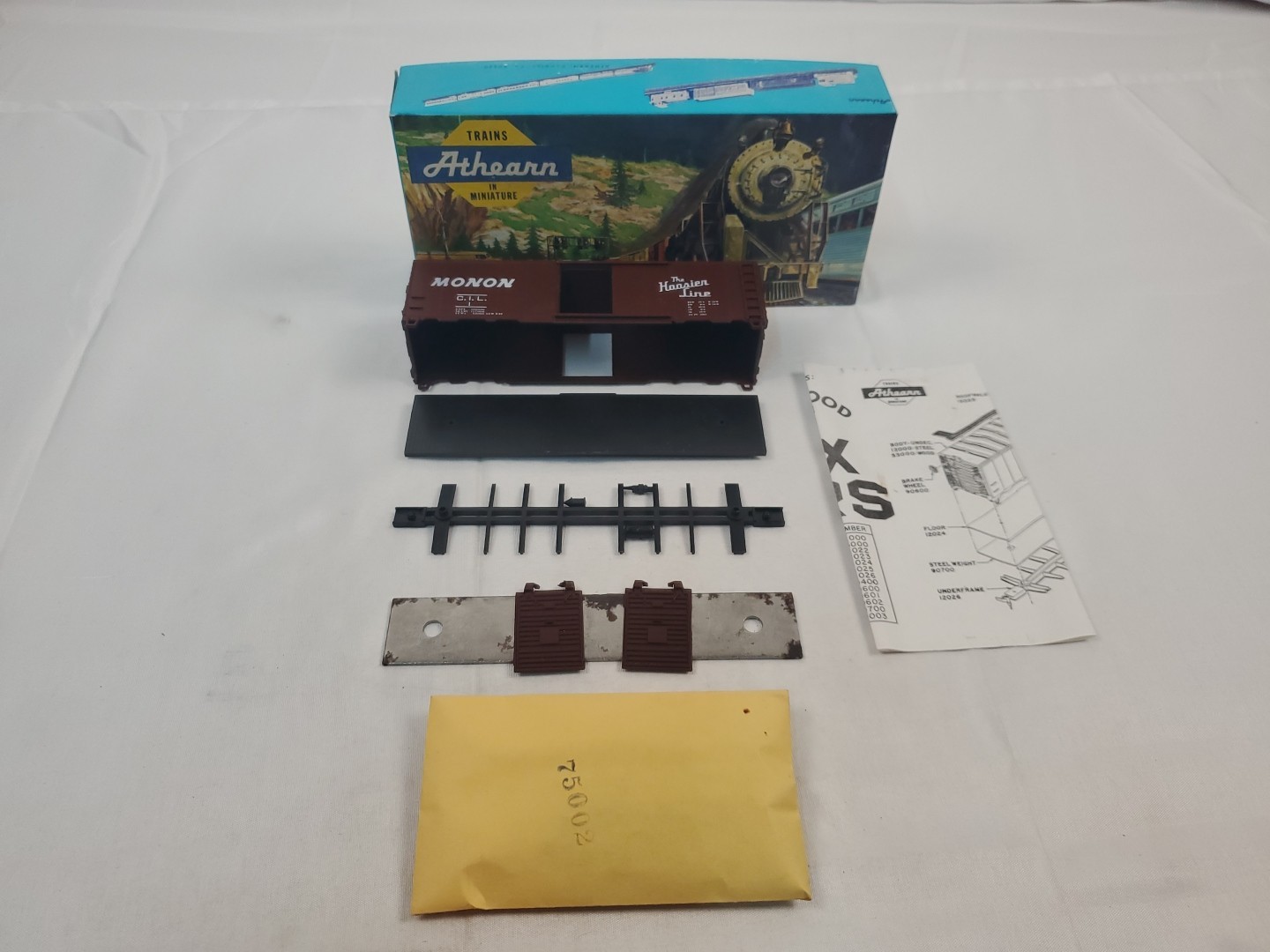 Ho Scale Athearn Monon Hoosier Line 40′ Box Car C.I.L. 1 Blue Box