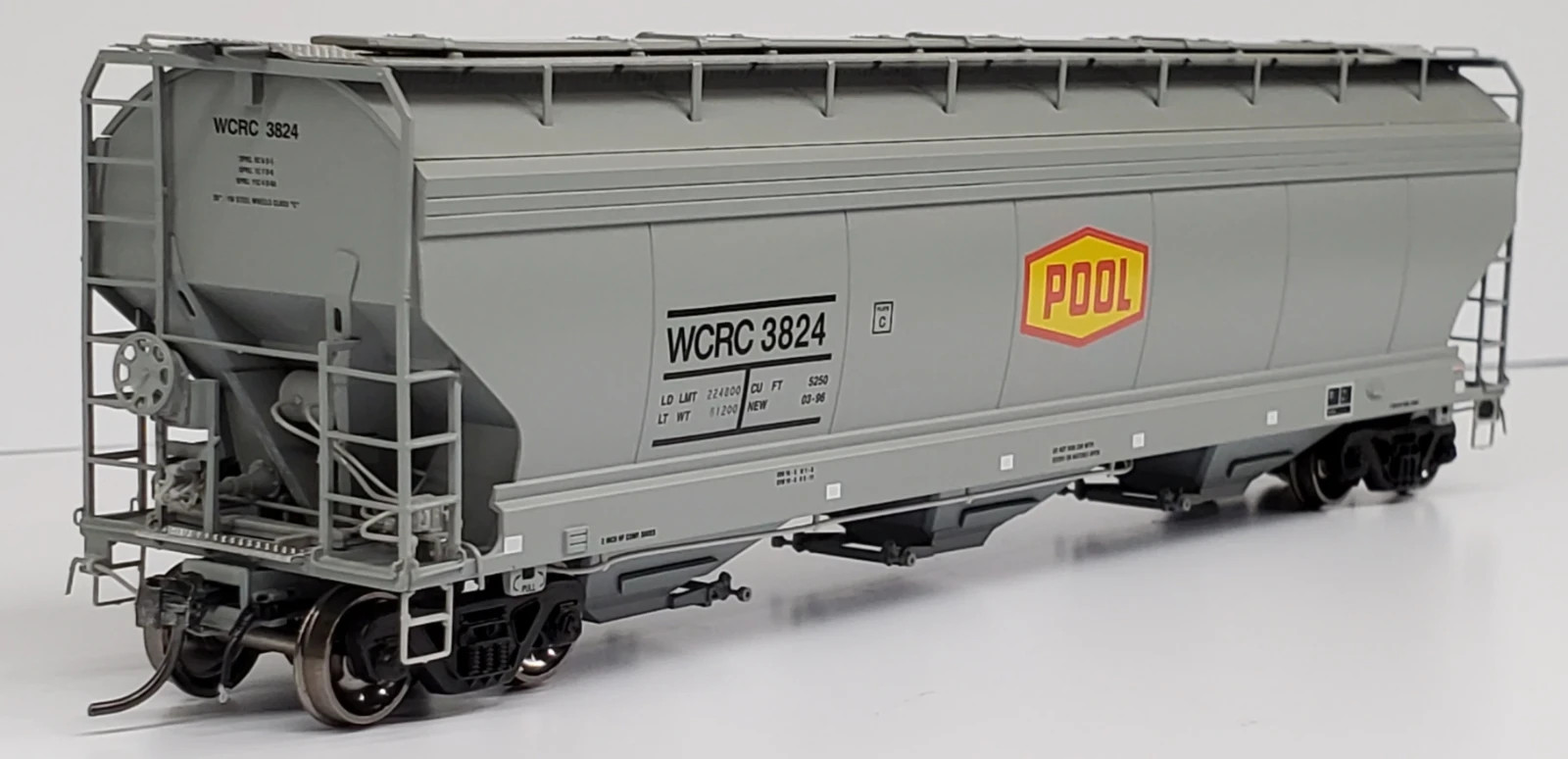 PRAIRIE SHADOWS HO Trenton Works 5250 Covered Hopper WCRC POOL 1996+