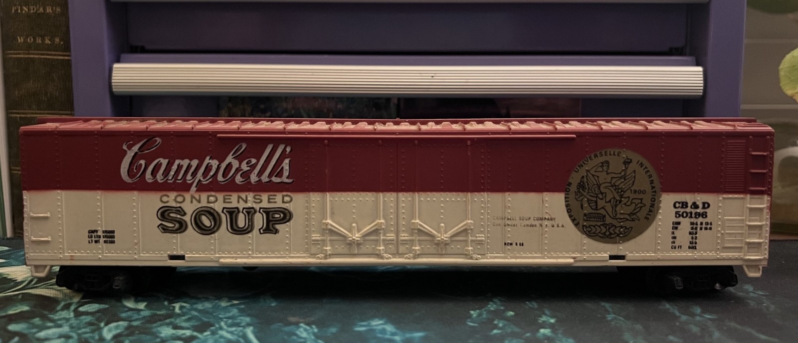 Tyco_Campbell’s Condensed Soup_Train Freight Car_Made in Hong Kong_cHECK iT