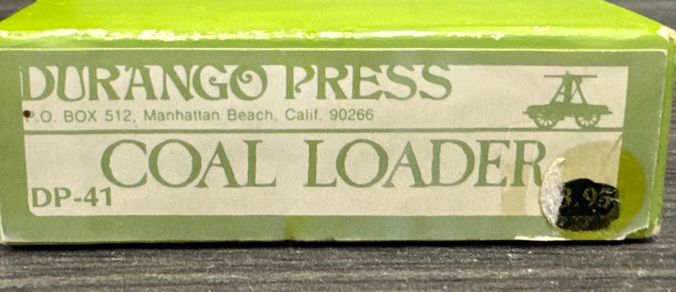 Durango Press HO Kit DP-41 Coal Loader NOS