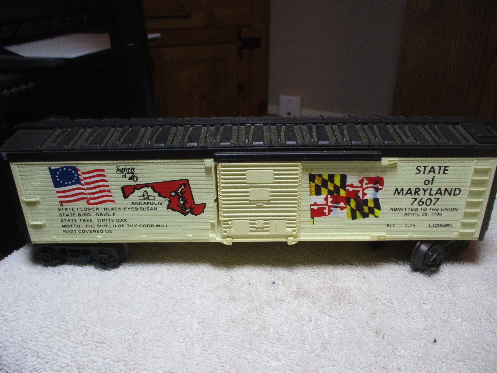 Lionel-Spirit of ‘76-6-7607 State Of Maryland Box Car-Commemorative Series