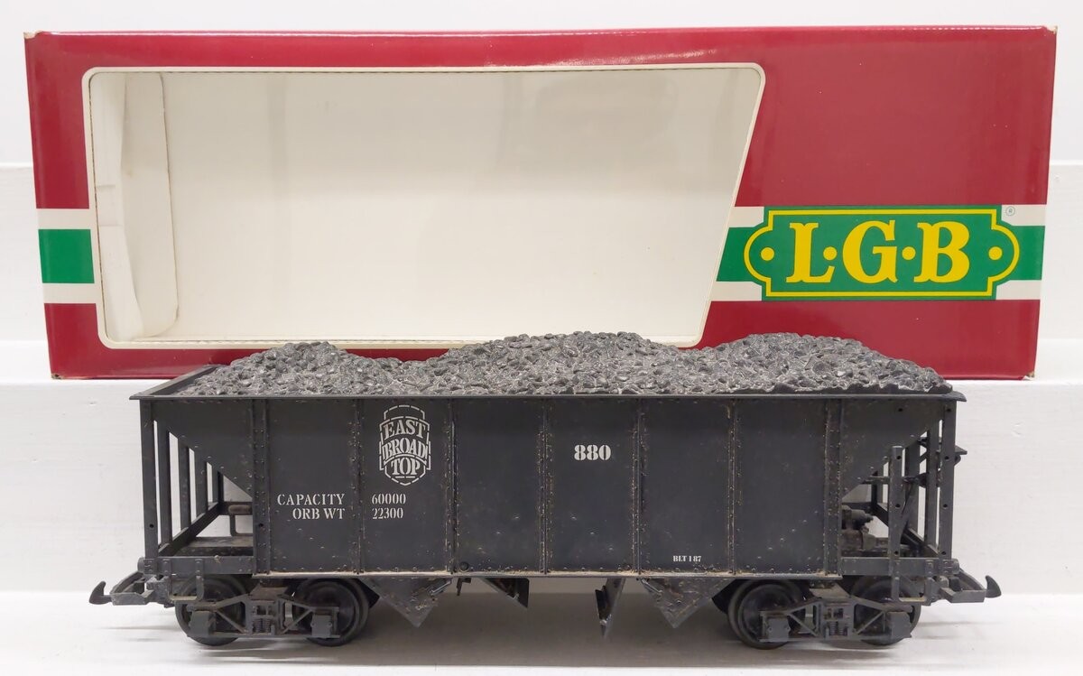 LGB 4076 G Scale East Broad Top Hopper Car #880/Box