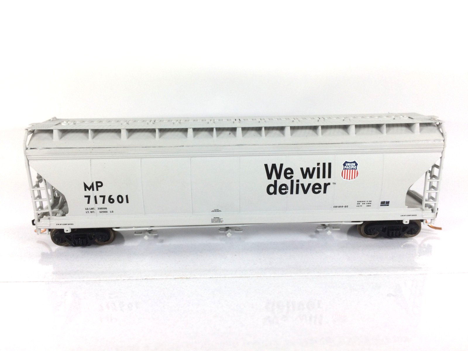 InterMountain N 67034-01 MP #717601 ACF 4650 CF Hopper We Will Deliver Graffiti