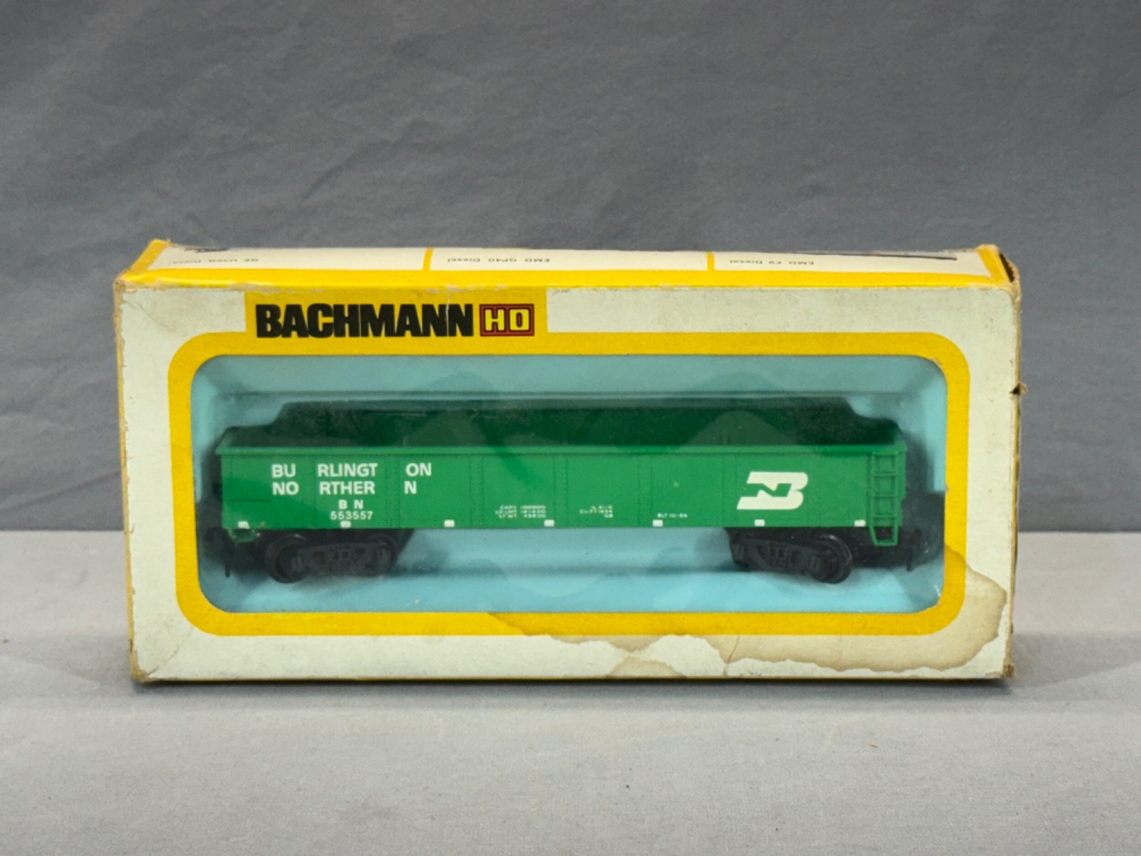 Bachmann HO 42′ Steel Gondola Burlington Northern – Item 0950 – Original Box