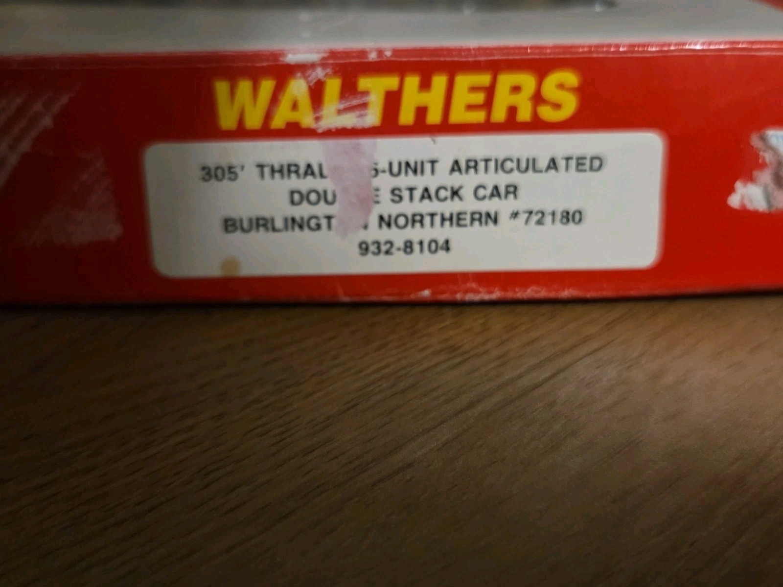 Walthers N Scale 932-8101 TTX 305′ Thrall 5-Unit Articulated Double Stack Cars