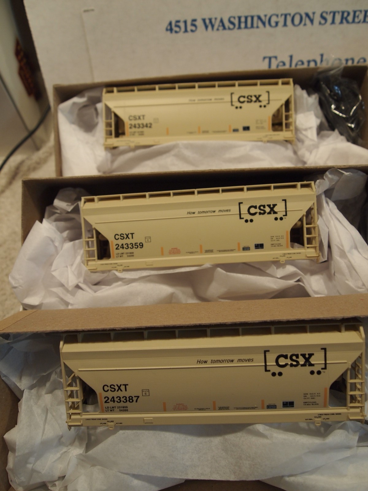 ACCURAIL C S X T 6-pack DIFFERENT No.s ACF 2-BAY CENTER-FLOS, 2-SCHEMES