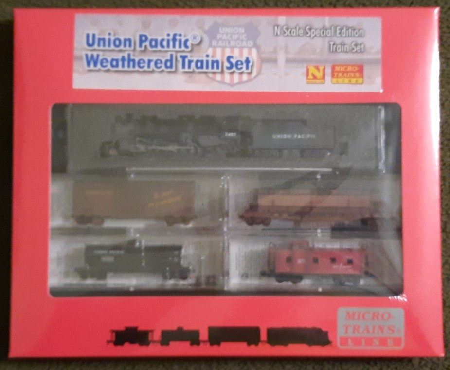 Micro-Trains 993 01 240 UP Weathered N Scale Limited Edition Set FACTORY SEALED.