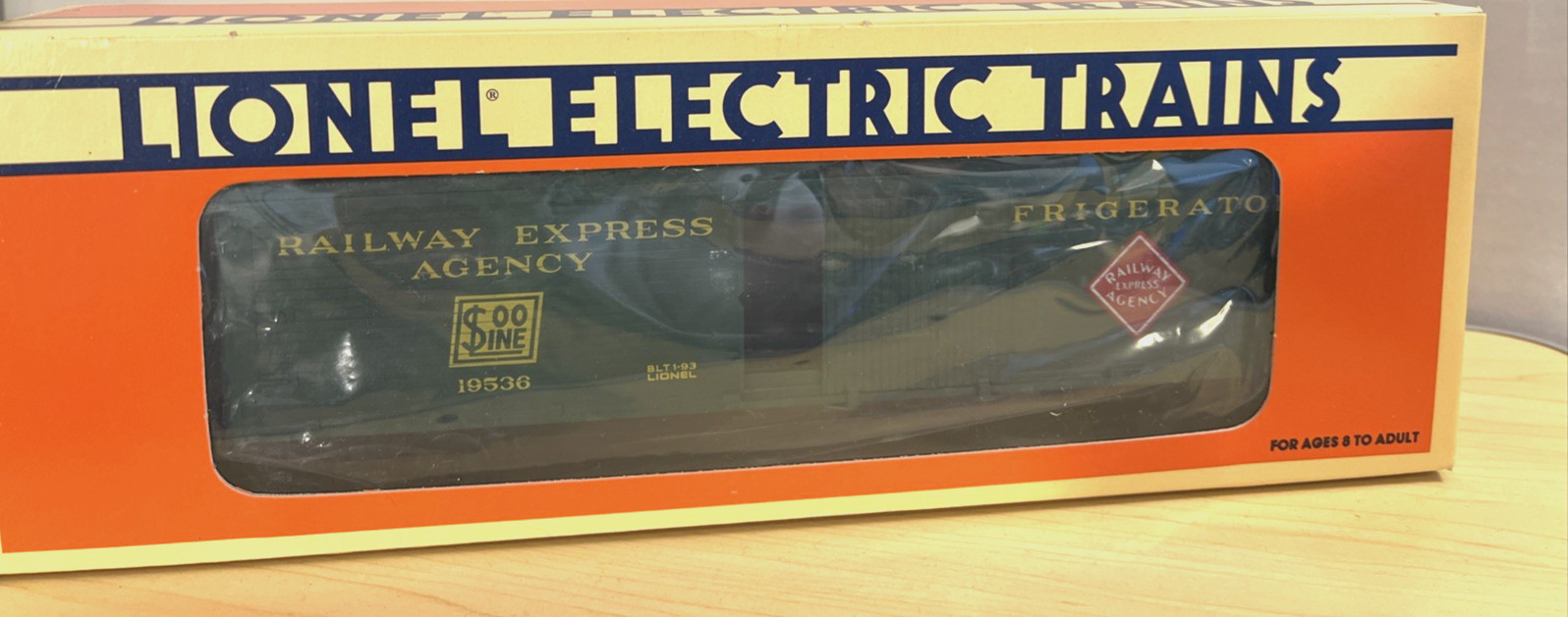 Lionel 6-19536 SOO Line Railway Express Agency Refrigerator Car-New In Orig Box