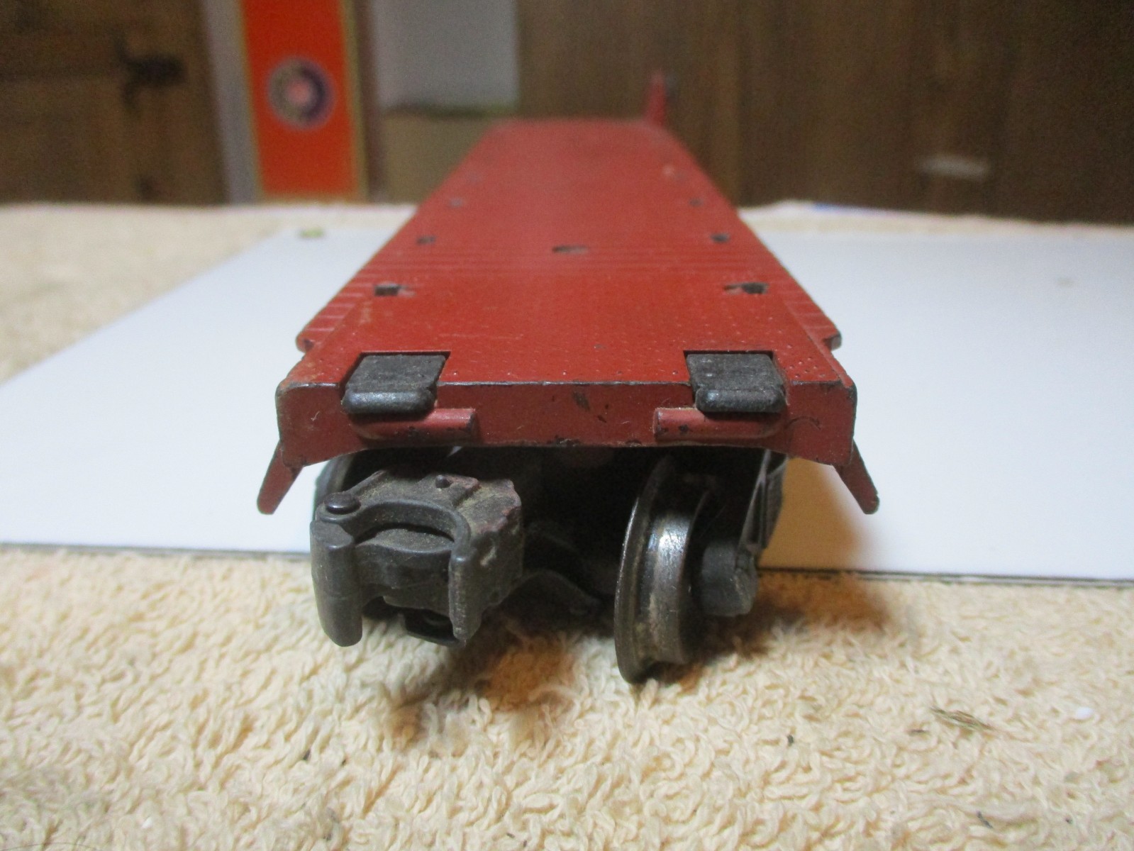 Postwar Lionel No. 6511 Heavy-Duty Flat Car (No Load) 1953-56 Lionel #3460