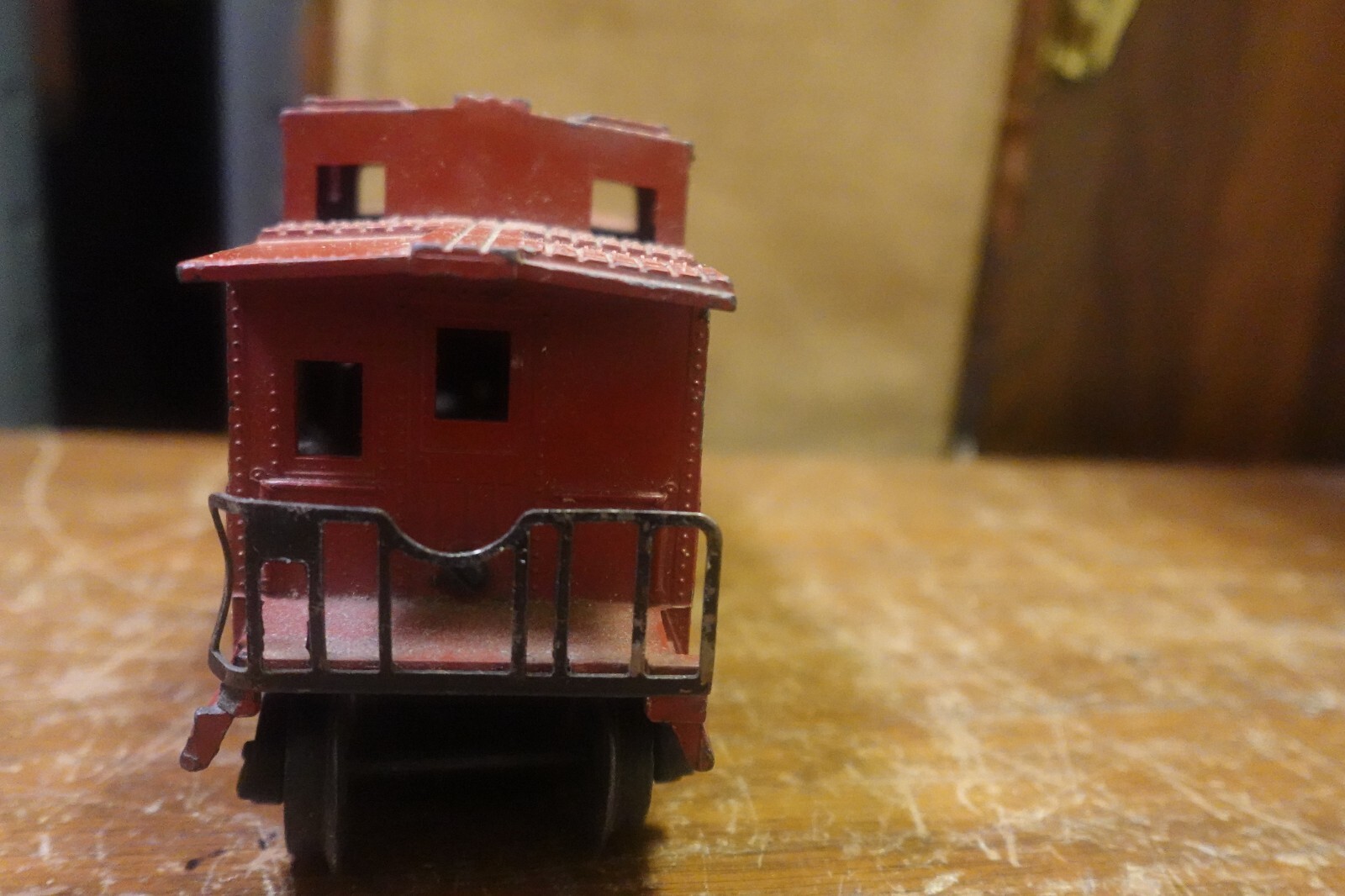 Lionel 6257 SP Caboose-Red Color O Gauge Plastic Body Metal Steel/wheels