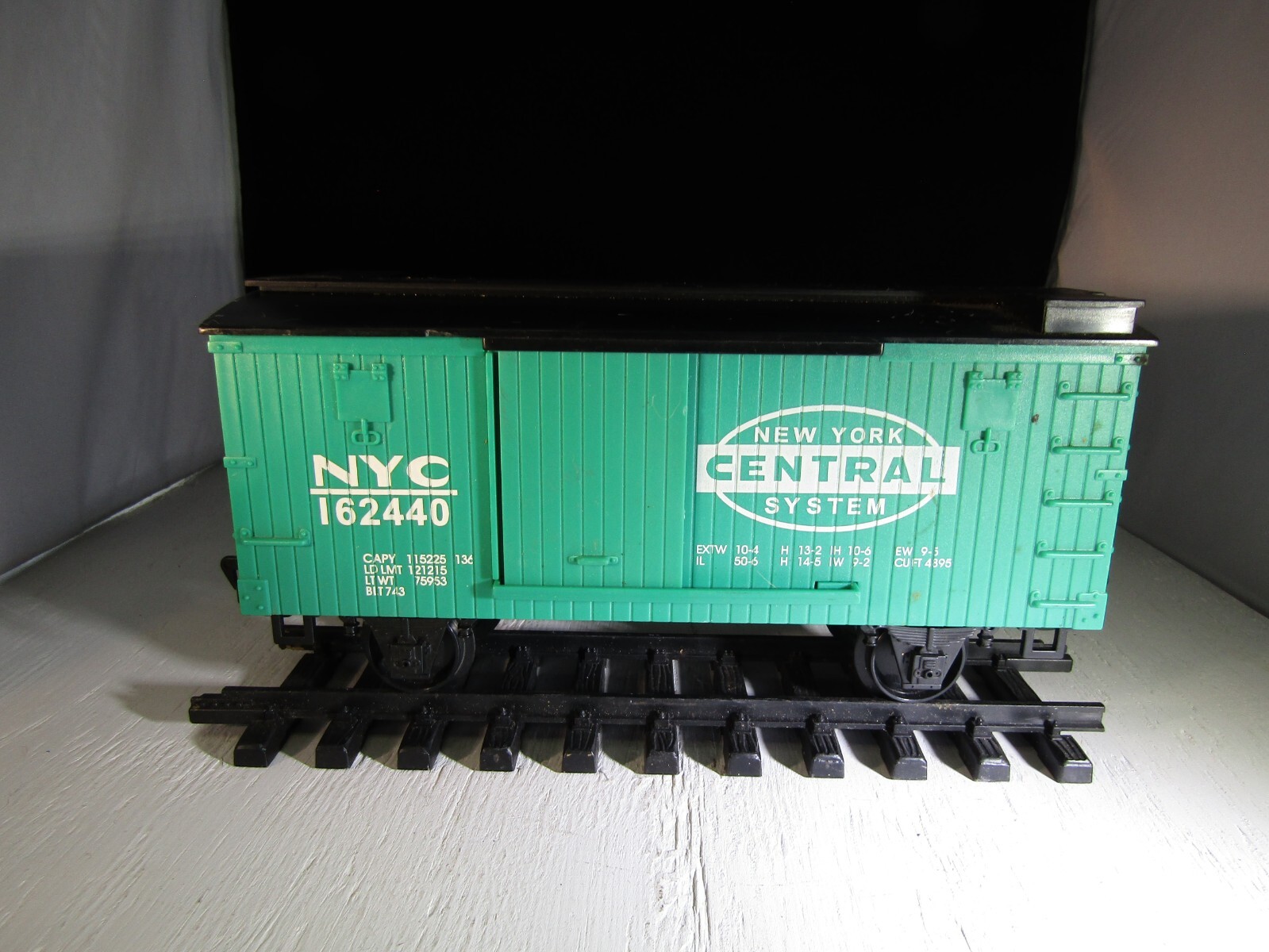 Vintage Scientific Toys G Scale Train- NYC New York Central Boxcar- 162440