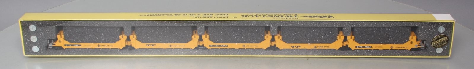 Deluxe Innovations 15020M-B N Scale Santa Fe Twinstack 5-Unit Car #63195 LN/Box