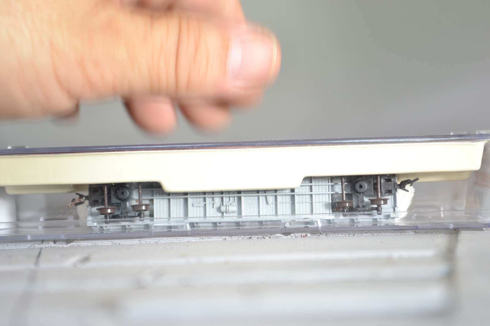 80303 N Scale ATLAS BOX CAR GN GREAT FLAT CAR UNDEC UNPAINTED