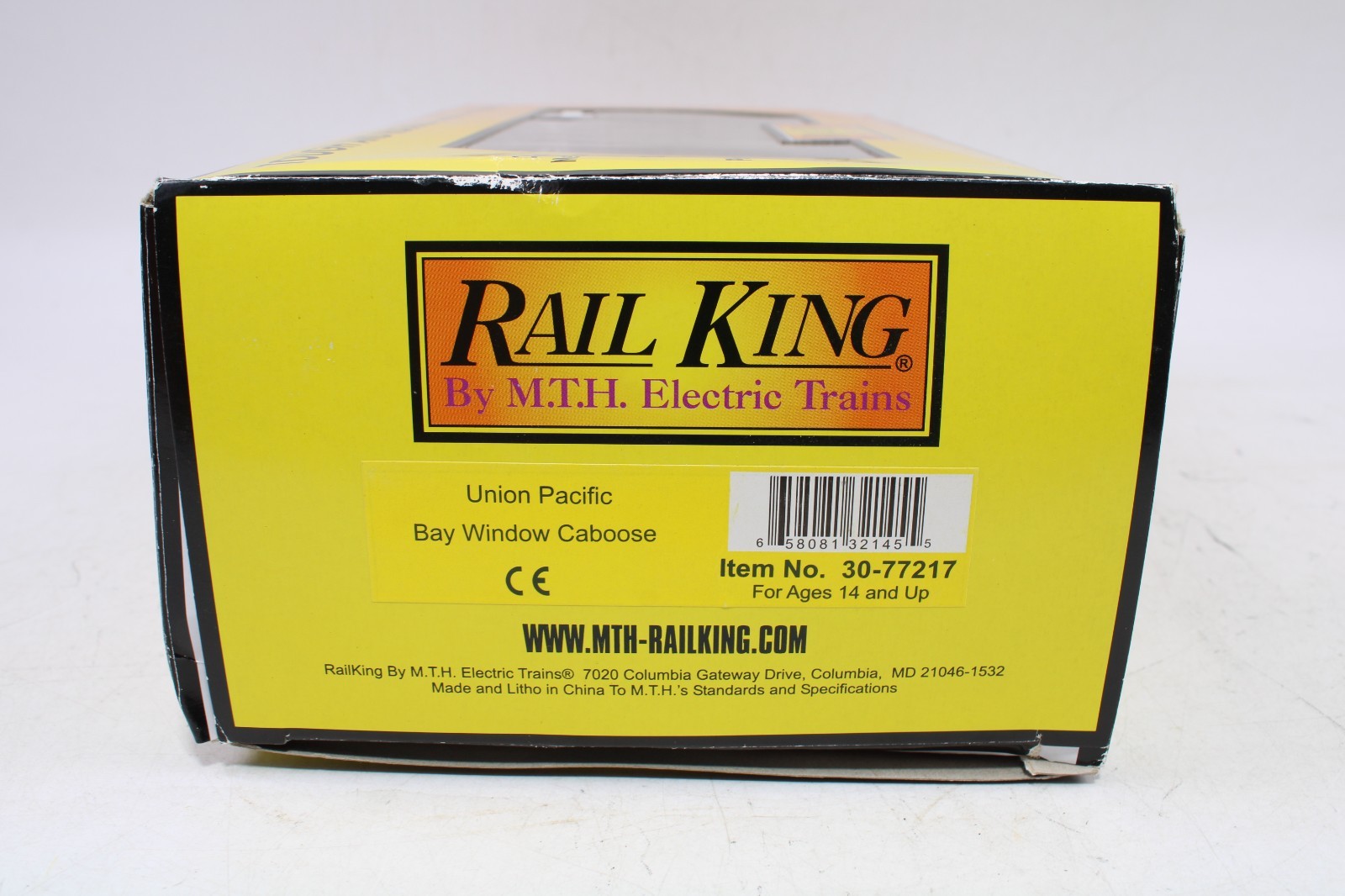 MTH RailKing 30-77217 O Gauge Union Pacific Bay Window Caboose UP 25843