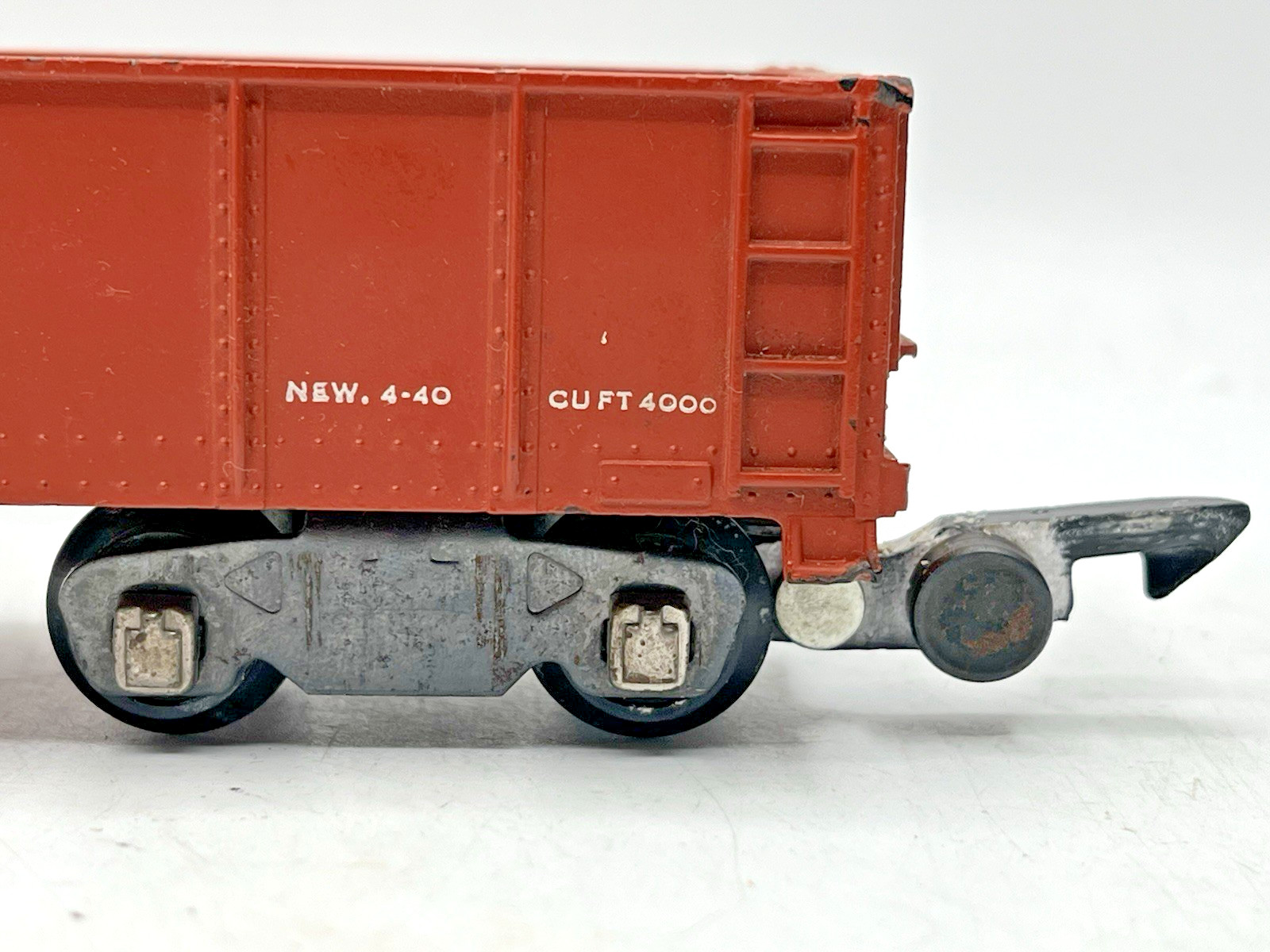 Gilbert American Flyer S Gauge Tuscan Painted 641 Frisco Gondola – 1953 Only