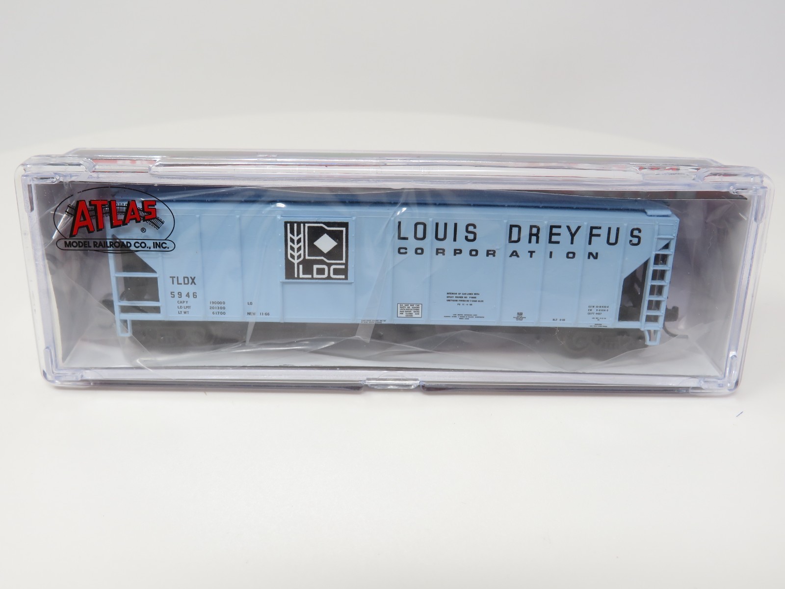 Atlas N 50006801 Louis Dreyfus TLDX PS 4427 Covered Hopper Freight Car