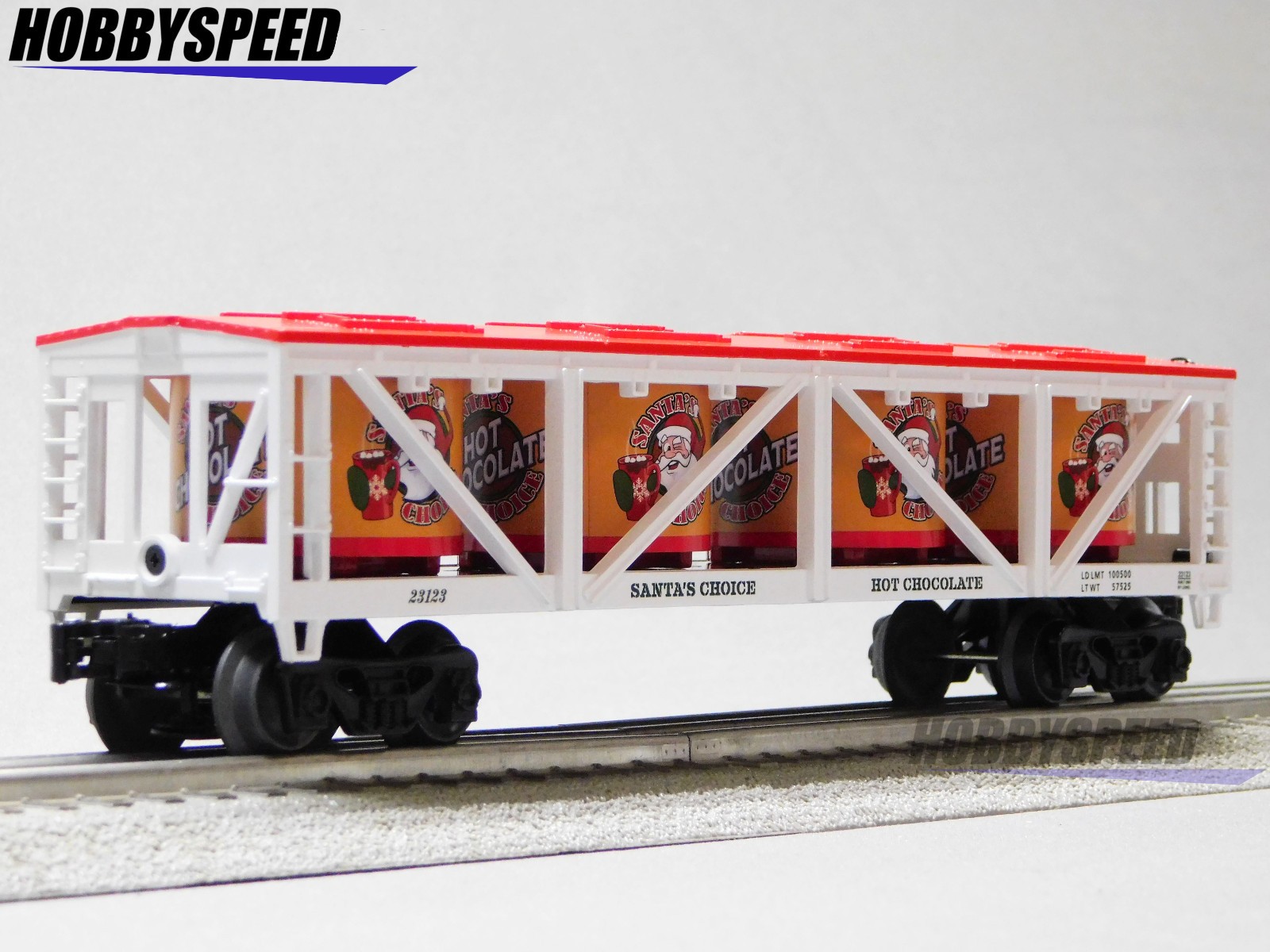 LIONEL PEPPERMINT RAILROAD SANTA’S CHOICE VAT CAR O GAUGE train 2523120-V NEW