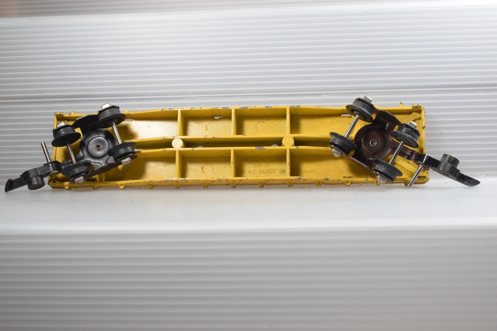 AMERICAN FLYER CIRCUS FLAT CAR S GAUGE CUSTOM ROLLING STOCK VINTAGE 1950 – 1953