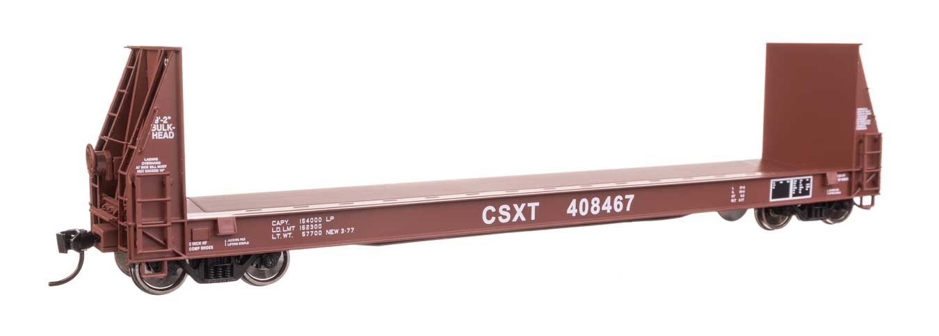 Walthers Proto HO 104517 CSX Transportation 50′ Sieco Pulpwood Flatcar